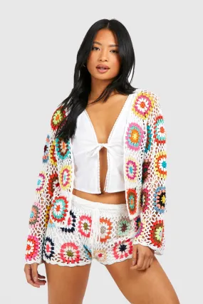 Petite - Cardigan premium en crochet