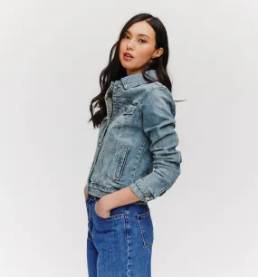 Veste en jean Femme - Jean moyen